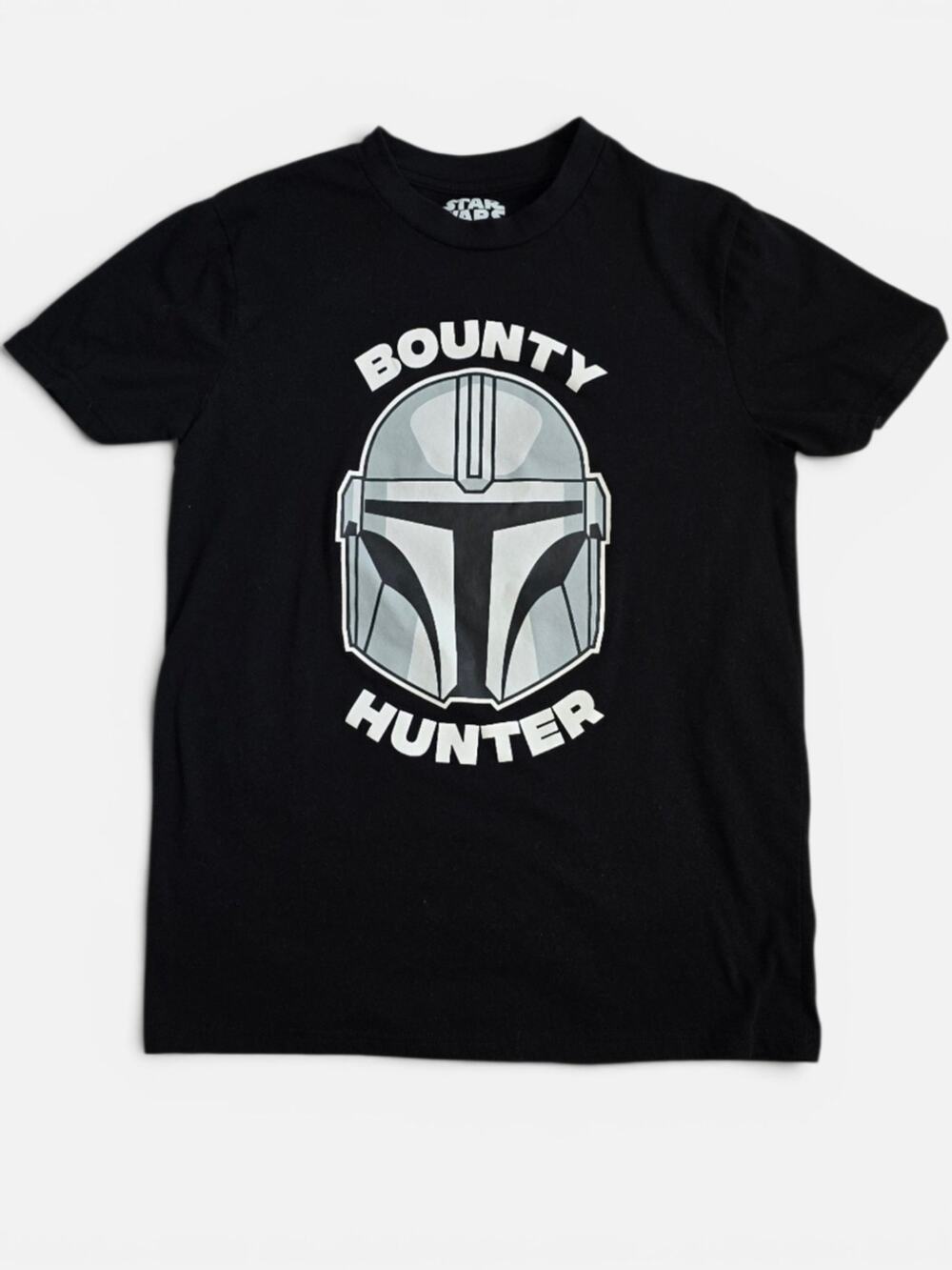 Star Wars The Mandalorian Bounty Hunter Black Graphic Tee Medium